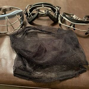 Lacrosse Face Masks with Mesh Bag